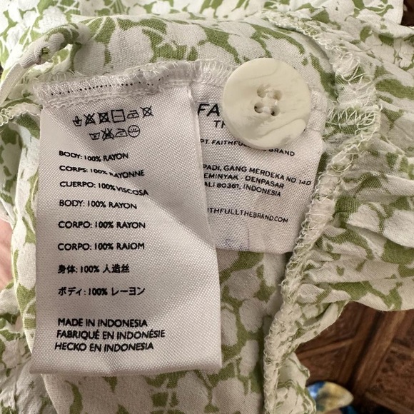 NEW Faithfull the Brand Lou Lou Mini Dress - Picture 5 of 8